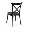 Chair Versa Black 43 x 88 x 43 cm (4 Units) Fashion