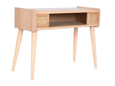 Console Home ESPRIT Rattan Paolownia wood 80 x 35 x 63 cm Online now