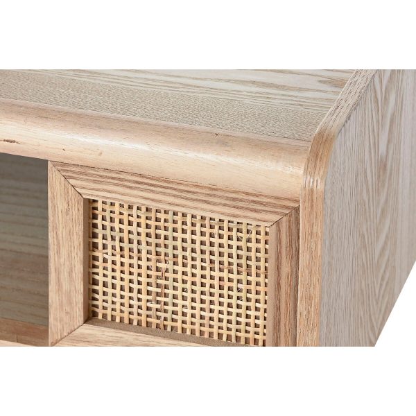 Console Home ESPRIT Rattan Paolownia wood 80 x 35 x 63 cm Online now