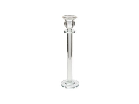 Candleholder Romimex Transparent Glass 5 x 27 x 5 cm For Sale