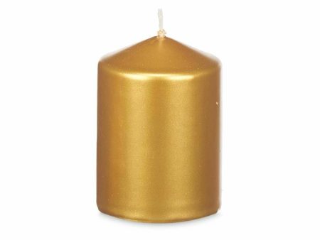 Candle Acorde 92534 Golden 7 x 10 x 7 cm (24 Units) Hot on Sale