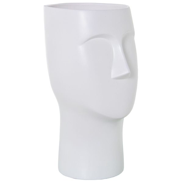 Vase Alexandra House Living White Ceramic Face 17 x 18 x 38 cm Cheap