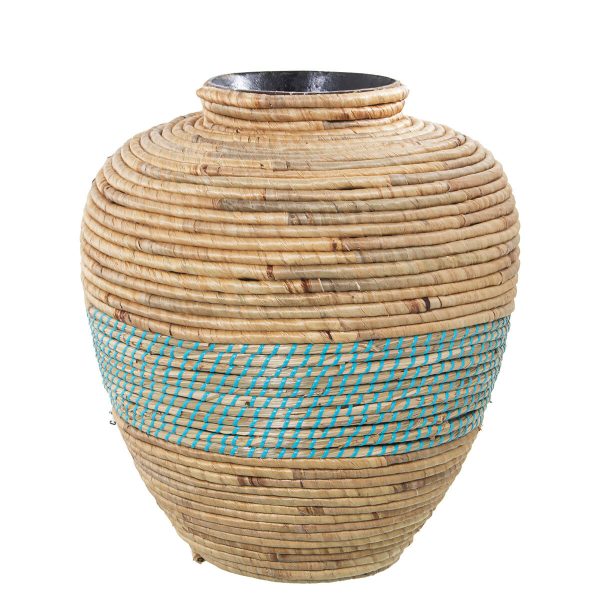 Vase Alexandra House Living Seagrass 35 x 35 x 37 cm Discount