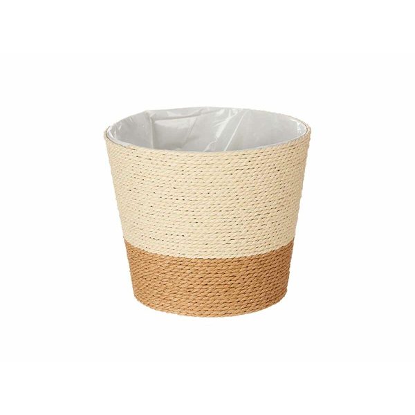 Planter Brown Rope Plastic 19,5 x 17,5 x 19,5 cm (24 Units) For Sale