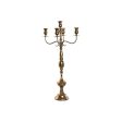 Candle Holder Home ESPRIT Golden Metal 38,5 X 38,5 X 80 cm Online Hot Sale