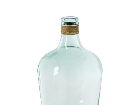 Vase Alexandra House Living Transparent Crystal 30 x 43 cm Hot on Sale