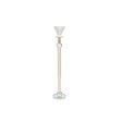 Candleholder Romimex Transparent Glass 6 x 38 x 6 cm on Sale