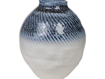 Vase Romimex Blue Beige Porcelain 26 x 31 x 26 cm Cheap