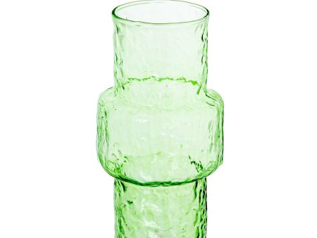 Vase Alexandra House Living Green Crystal 14 x 28 cm Online