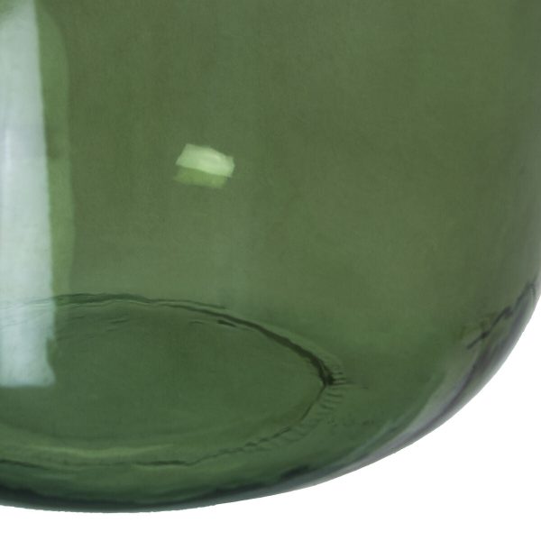 Vase made from recycled glass Alexandra House Living Green Crystal 25 x 25 x 38 cm Online now