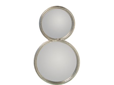 Wall mirror Alexandra House Living Silver Circle Cheap