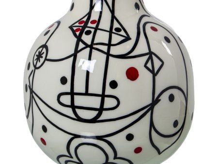 Vase Alexandra House Living Metal Face 20 x 21 x 21 cm Online Sale