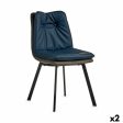 Armchair Buttons Blue Black Grey Steel 62 x 85 x 47 cm (2 Units) Supply