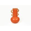 Vase Romimex Orange Natural Ceramic Rattan 20 x 40 x 20 cm With handles on Sale