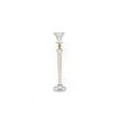 Candleholder Romimex Transparent Glass 6 x 31 x 6 cm on Sale