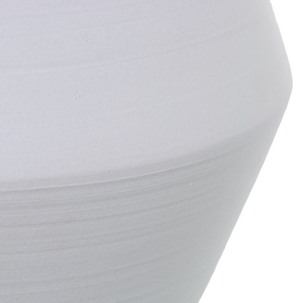 Vase Alexandra House Living White Ceramic 27 x 27 x 47 cm Cheap