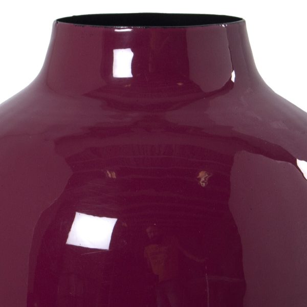 Vase Alexandra House Living Dark pink Metal 21 x 21 x 21 cm Online