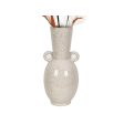 Vase Romimex Beige Ceramic 18 x 40 x 18 cm With handles Online Sale