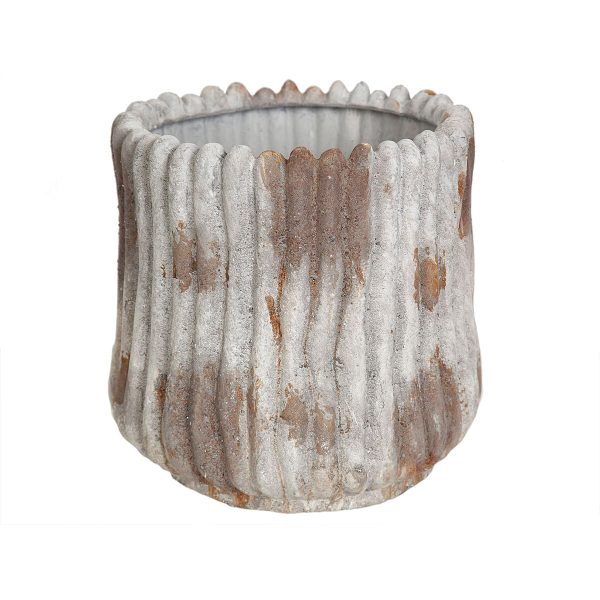 Planter Romimex Brown Ceramic 30 x 30 x 31 cm Supply