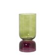 Vase Alexandra House Living Green Violet Crystal 12 x 25 cm Sale