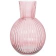 Vase Alexandra House Living Pink Crystal 23 x 23 x 34 cm Online now