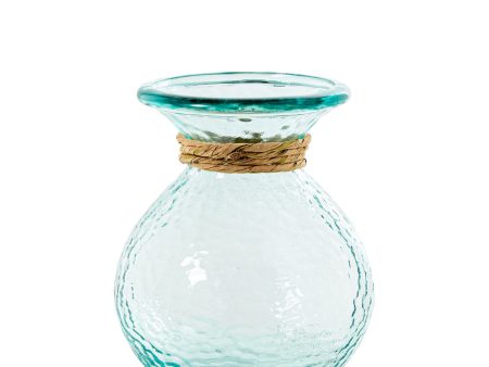 Vase Alexandra House Living Transparent Crystal 14 x 19 cm on Sale