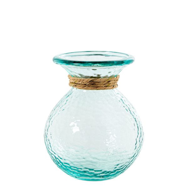 Vase Alexandra House Living Transparent Crystal 14 x 19 cm on Sale