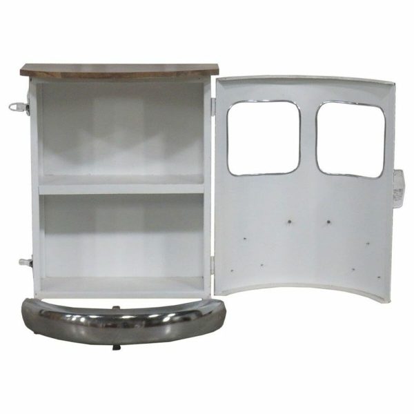 Console Alexandra House Living Van Yellow White Iron Mango wood 32 x 75 x 50 cm Hot on Sale