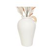 Vase Romimex White Rope Terracotta 27 x 40 x 27 cm With handle Discount