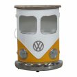 Console Alexandra House Living Van Yellow White Iron Mango wood 32 x 75 x 50 cm Hot on Sale