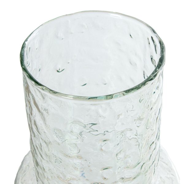 Vase Alexandra House Living Transparent Crystal 14 x 28 cm on Sale