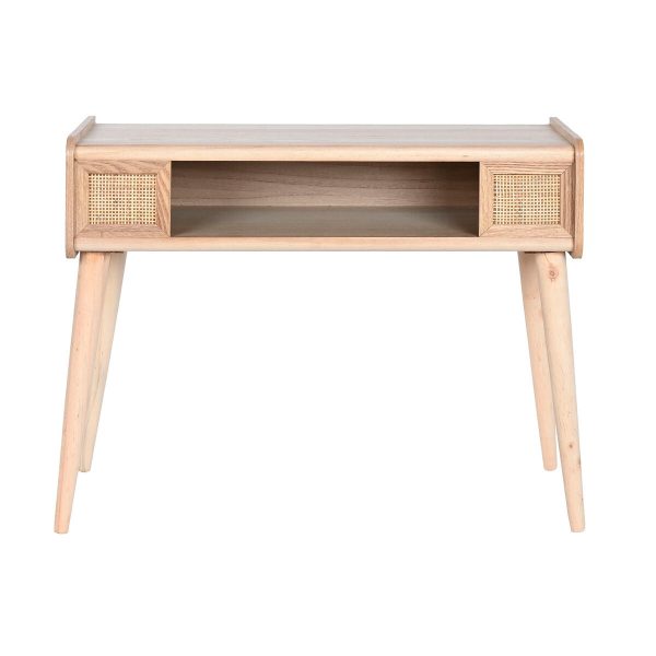 Console Home ESPRIT Rattan Paolownia wood 80 x 35 x 63 cm Online now