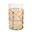 Candleholder Romimex Brown Transparent Jute Glass 16 x 26 x 16 cm on Sale