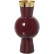 Vase Alexandra House Living Violet Golden Metal 15 x 15 x 28 cm Sale