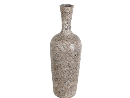 Vase Romimex Beige Ceramic 19 x 60 x 19 cm For Cheap