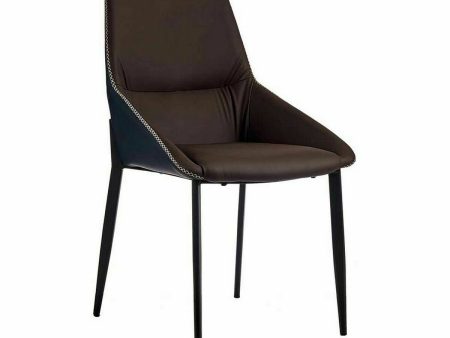 Armchair Braiding Blue Brown Steel 50 x 87 x 61 cm (2 Units) Online Hot Sale