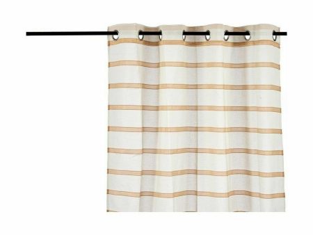 Curtain Stripes Brown 140 x 0,1 x 260 cm (6 Units) Cheap