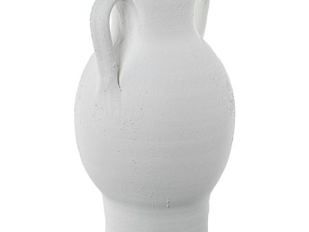 Vase Alexandra House Living White Ceramic 23 x 40 cm Sale