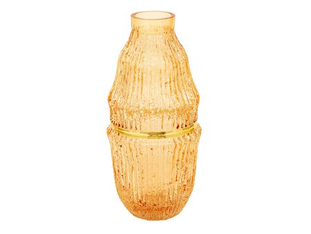 Vase Alexandra House Living Transparent Glass 15 x 31 x 15 cm Discount