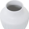 Vase Alexandra House Living White Ceramic 18 x 18 x 23 cm For Discount