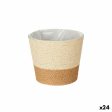 Planter Brown Rope Plastic 19,5 x 17,5 x 19,5 cm (24 Units) For Sale