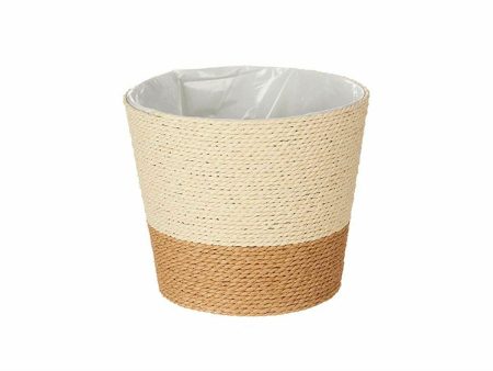 Planter Brown Rope Plastic 19,5 x 17,5 x 19,5 cm (24 Units) For Sale