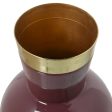 Vase Alexandra House Living Violet Golden Metal 15 x 15 x 28 cm Sale