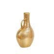 Vase Romimex Golden Aluminium 21 x 35 x 12 cm With handle Fashion