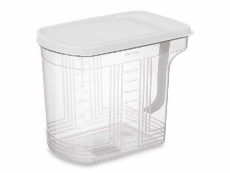 Fridge Organiser Grey Transparent Plastic 2,5 L 20,5 x 17 x 13 cm (24 Units) Discount