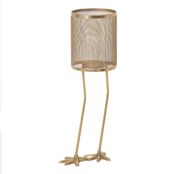 Candleholder 25,5 x 20 x 68,5 cm Golden Metal Discount