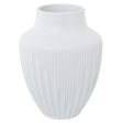 Vase Alexandra House Living White Ceramic 18 x 18 x 23 cm For Discount