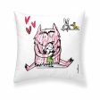 Cushion cover Decolores Amor Multicolour 50 x 50 cm Cotton Spanish Sale