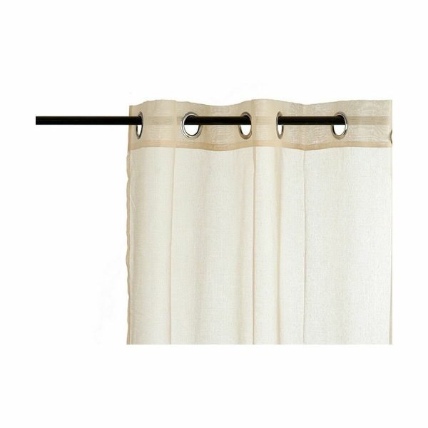 Curtain 140 x 260 cm Beige (6 Units) Fashion