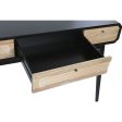 Console DKD Home Decor Black Wood (Refurbished B) For Discount